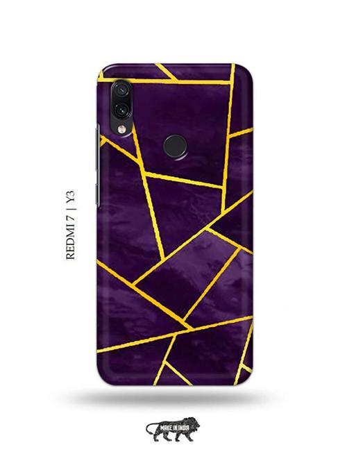 vertical strips back cover compatible with redmi 7, redmi y3 - 19001198 - Very Small Image - 1