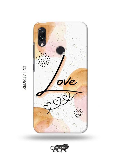 love back cover compatible with redmi 7, redmi y3 - 19001236 - Very Small Image - 1