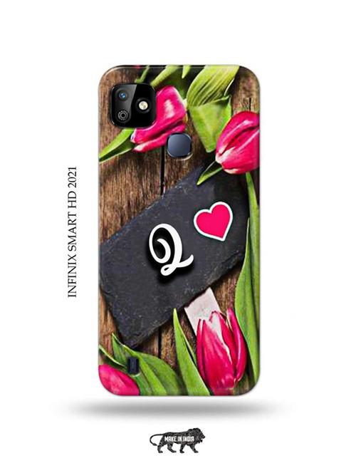 flower letter q back cover compatible with infinix smart hd 2021 - 19001353 - Very Small Image - 1