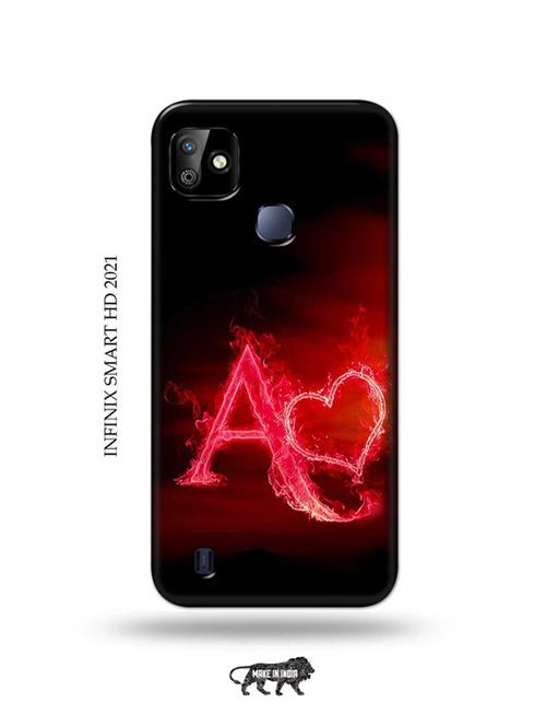 fire heart letter a back cover compatible with infinix smart hd 2021 - 19001365 - Very Small Image - 1