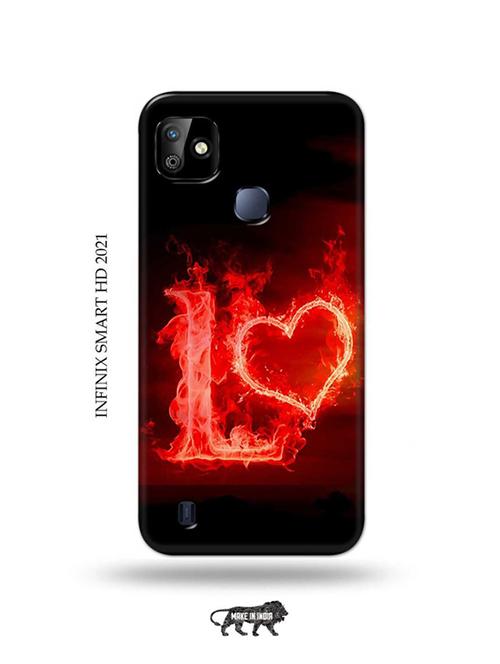 fire heart letter l back cover compatible with infinix smart hd 2021 - 19001376 - Very Small Image - 1