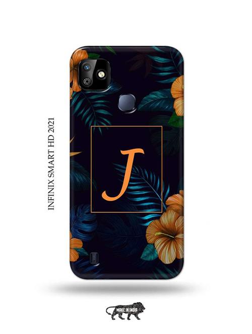 floral j back cover compatible with infinix smart hd 2021 - 19001400 - Very Small Image - 1