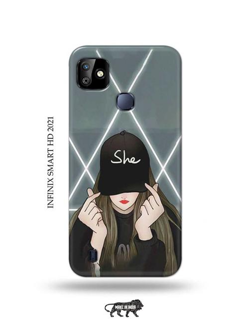 she cap back cover compatible with infinix smart hd 2021 - 19001441 - Very Small Image - 1