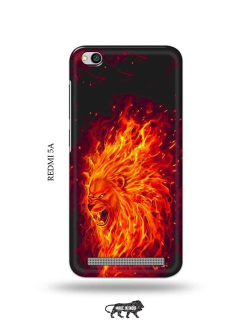 firry lion back cover compatible with redmi 5a - 19002496 - Very Small Image - 1