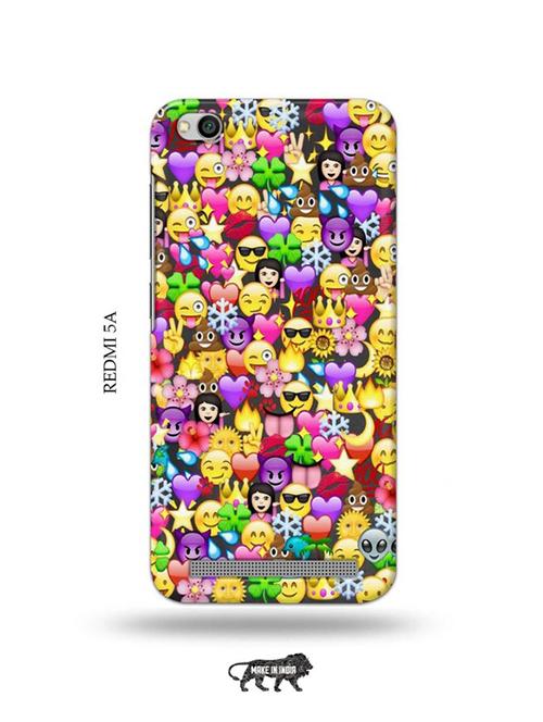 emojis back cover compatible with redmi 5a - 19002649 - Very Small Image - 1