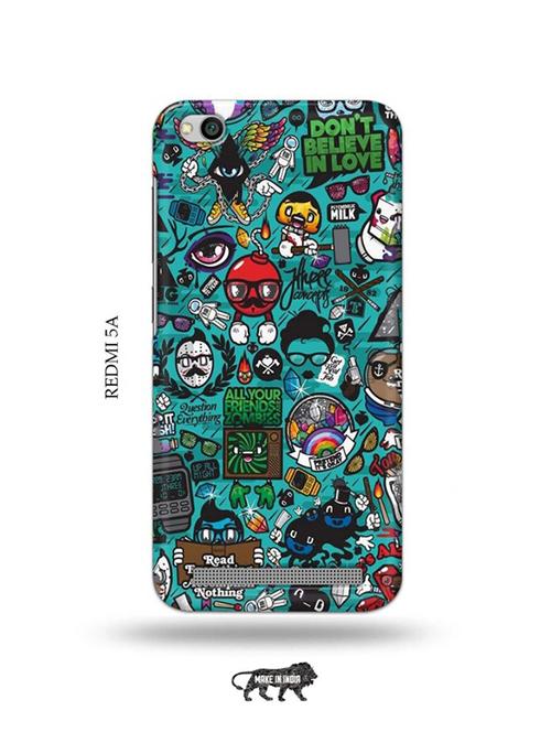 zombies dope back cover compatible with redmi 5a - 19002801 - Very Small Image - 1