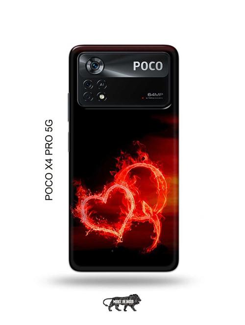 fire heart letter q back cover compatible with poco x4 pro 5g - 19002894 - Very Small Image - 1