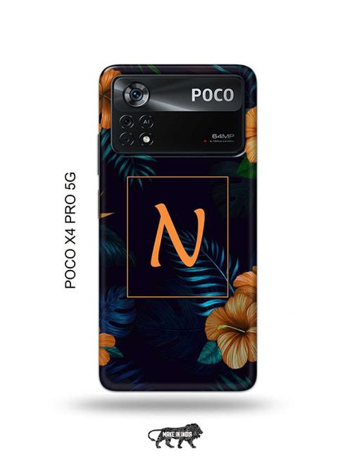 floral n back cover compatible with poco x4 pro 5g - 19002917 - Very Small Image - 1