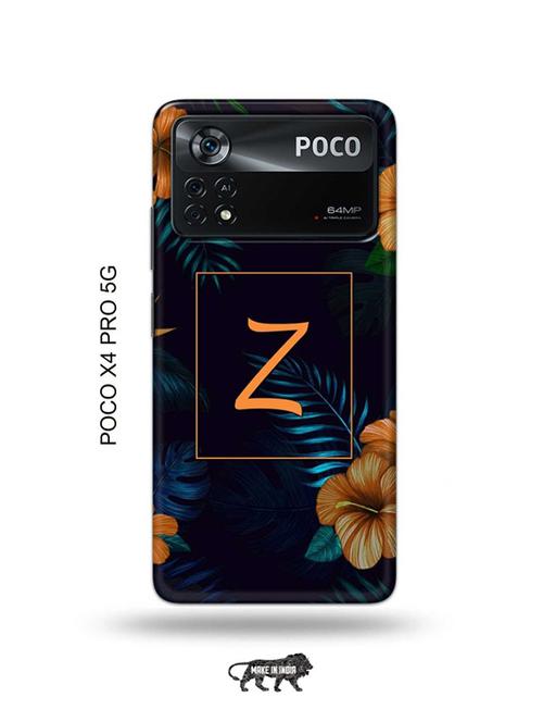 floral z back cover compatible with poco x4 pro 5g - 19002929 - Very Small Image - 1