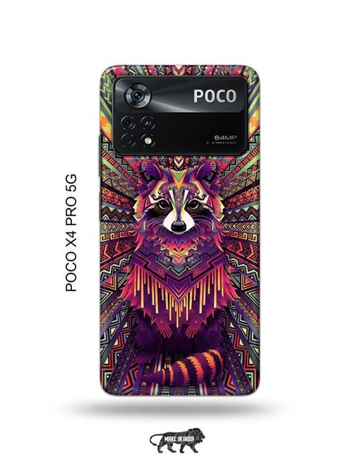kalankari fox back cover compatible with poco x4 pro 5g - 19003031 - Very Small Image - 1