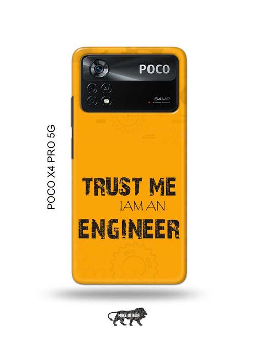trust me i am engineer back cover compatible with poco x4 pro 5g - 19003053 - Very Small Image - 1
