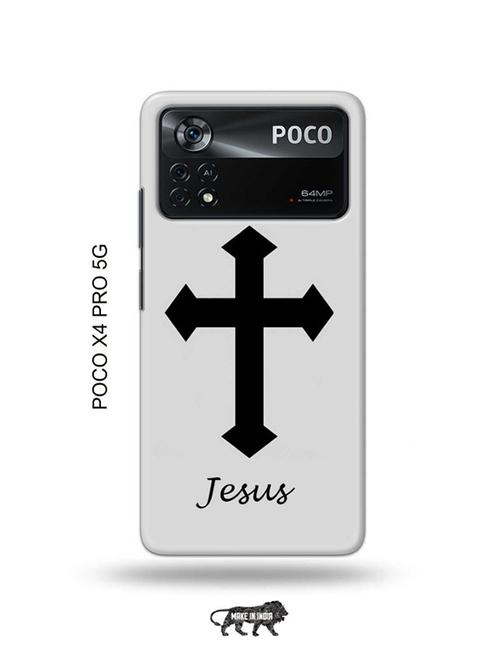 jesus cross back cover compatible with poco x4 pro 5g - 19003106 - Very Small Image - 1