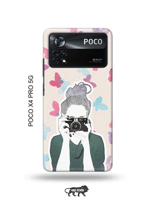 camera buff girl back cover compatible with poco x4 pro 5g - 19003122 - Very Small Image - 1