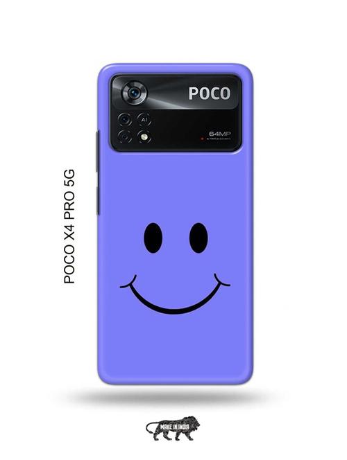 happy face back cover compatible with poco x4 pro 5g - 19003148 - Very Small Image - 1