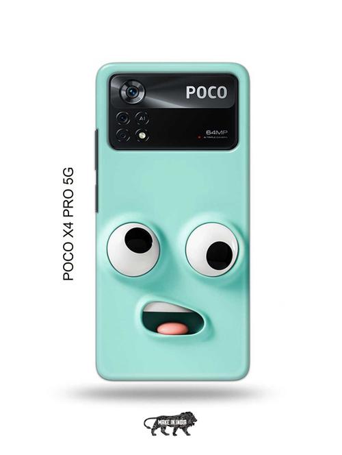 funny face emoji back cover compatible with poco x4 pro 5g - 19003149 - Very Small Image - 1