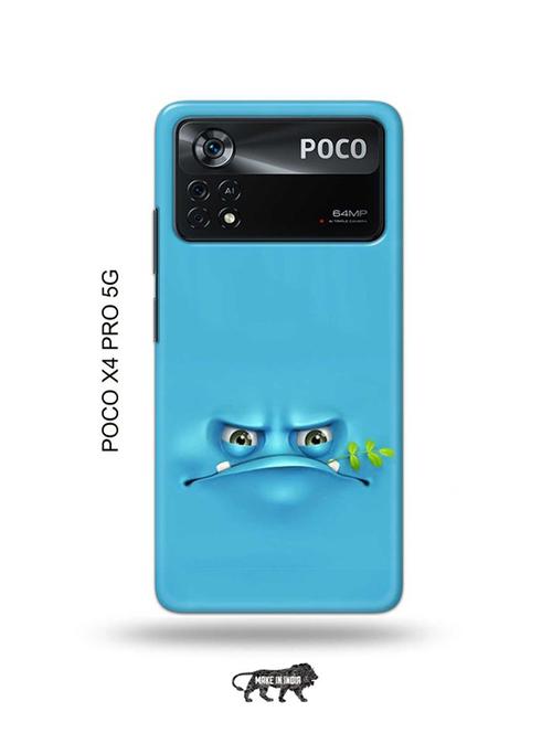 angry face back cover compatible with poco x4 pro 5g - 19003150 - Very Small Image - 1