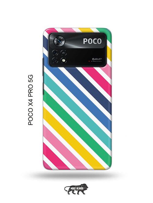 diagonal strips back cover compatible with poco x4 pro 5g - 19003186 - Very Small Image - 1