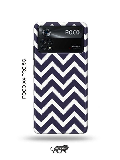 tweakymod designer printed hard case | zig zag back cover compatible with poco x4 pro 5g - 19003193 - Very Small Image - 1