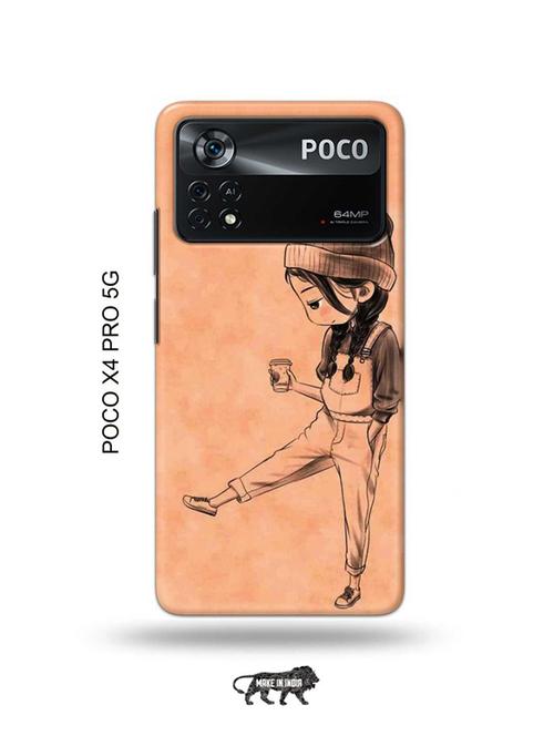kiddo girl back cover compatible with poco x4 pro 5g - 19003208 - Very Small Image - 1