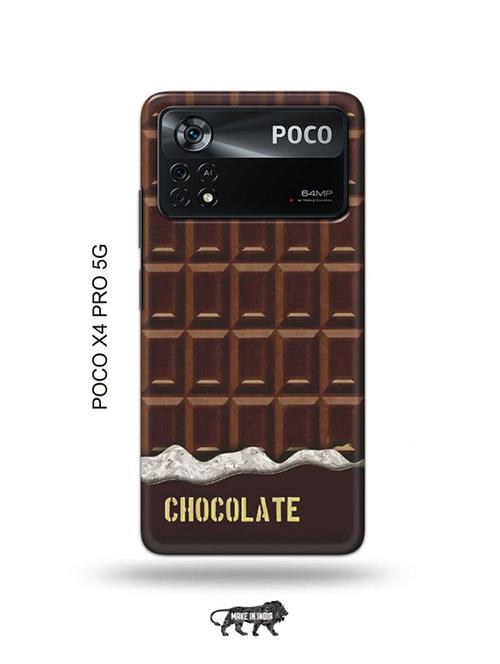 chocolate back cover compatible with poco x4 pro 5g - 19003215 - Very Small Image - 1