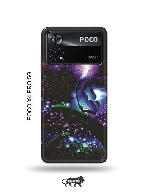 flowers back cover compatible with poco x4 pro 5g - 19003280 - Very Small Image - 1