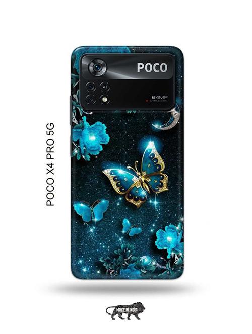 flowers back cover compatible with poco x4 pro 5g - 19003289 - Very Small Image - 1
