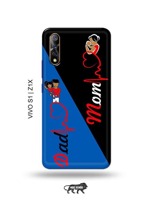 mom dad back cover compatible with vivo s1, vivo z1x - 19003341 - Very Small Image - 1