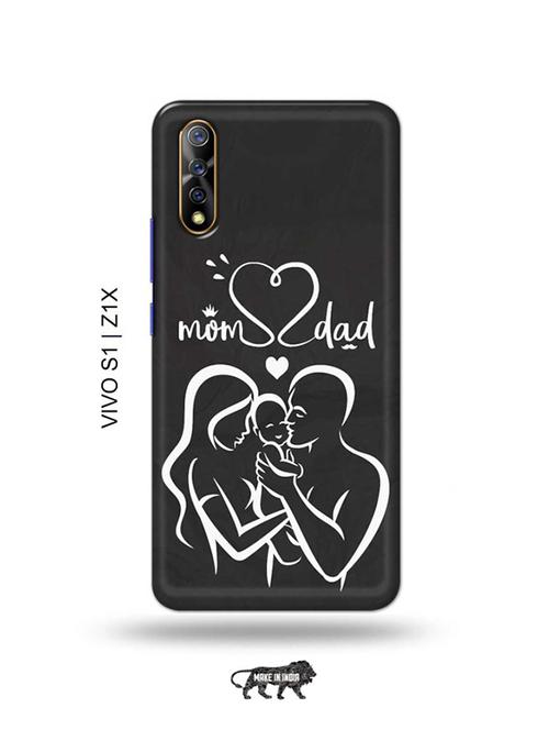 mom dad back cover compatible with vivo s1, vivo z1x - 19003349 - Very Small Image - 1