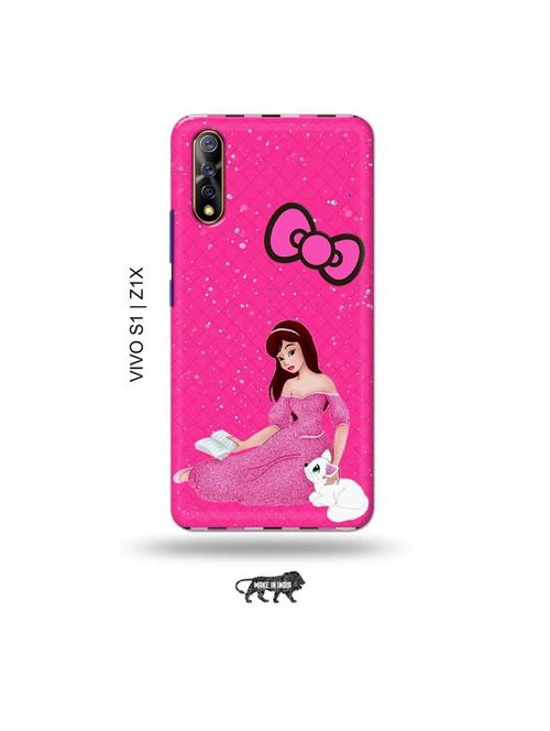 cute girl back cover compatible with vivo s1, vivo z1x - 19003427 - Very Small Image - 1