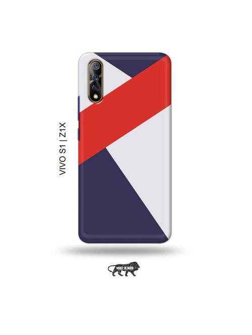 colour strips back cover compatible with vivo s1, vivo z1x - 19003499 - Very Small Image - 1