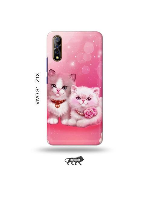 cute kitties back cover compatible with vivo s1, vivo z1x - 19003525 - Very Small Image - 1