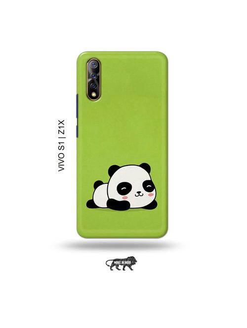 lazy panda back cover compatible with vivo s1, vivo z1x - 19003528 - Very Small Image - 1