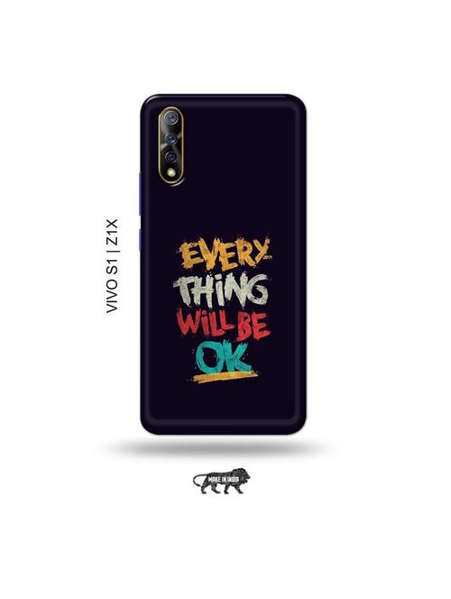every thing will be ok back cover compatible with vivo s1, vivo z1x - 19003540 - Very Small Image - 1
