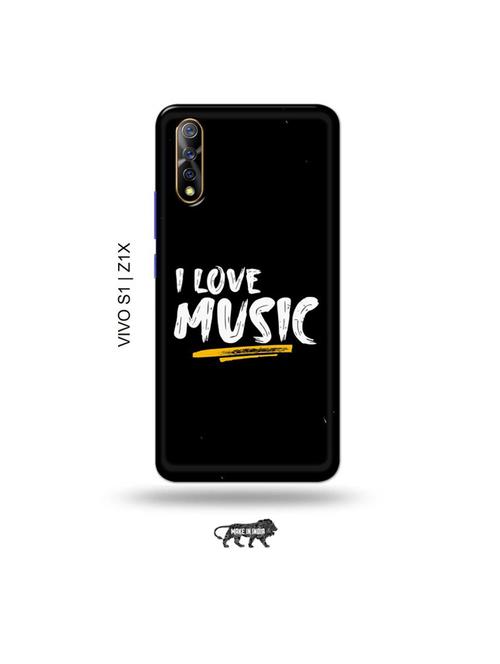 i love music back cover compatible with vivo s1, vivo z1x - 19003555 - Very Small Image - 1