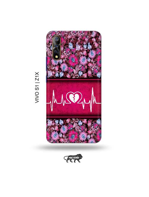 heart ecg back cover compatible with vivo s1, vivo z1x - 19003579 - Very Small Image - 1