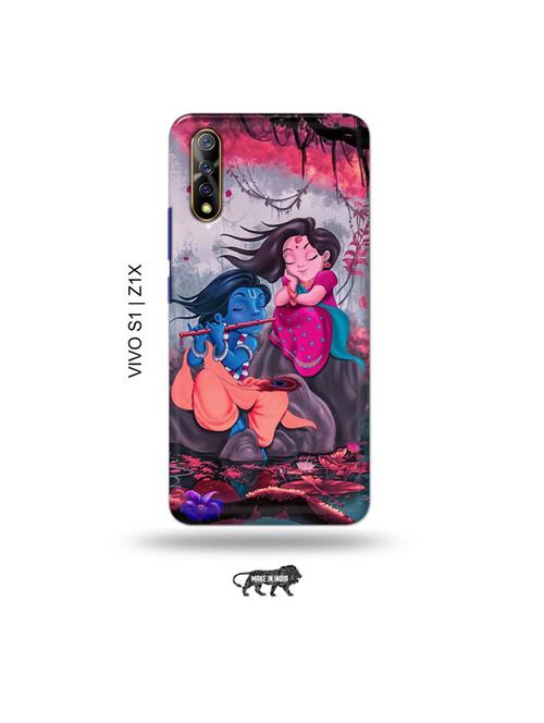 radha krishna back cover compatible with vivo s1, vivo z1x - 19003604 - Very Small Image - 1