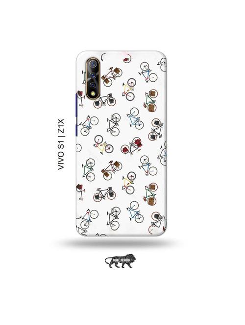 cycle love back cover compatible with vivo s1, vivo z1x - 19003627 - Very Small Image - 1