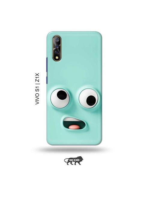 funny face emoji back cover compatible with vivo s1, vivo z1x - 19003650 - Very Small Image - 1