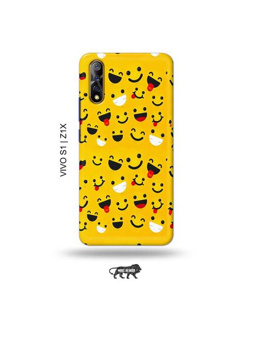 emojis back cover compatible with vivo s1, vivo z1x - 19003663 - Very Small Image - 1
