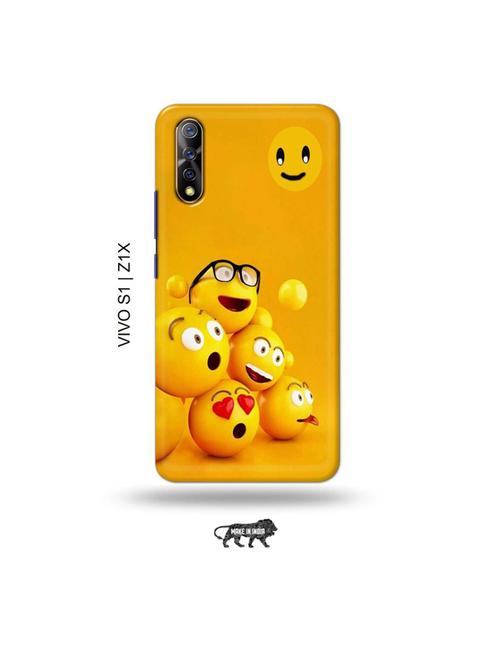 emoji fall back cover compatible with vivo s1, vivo z1x - 19003668 - Very Small Image - 1