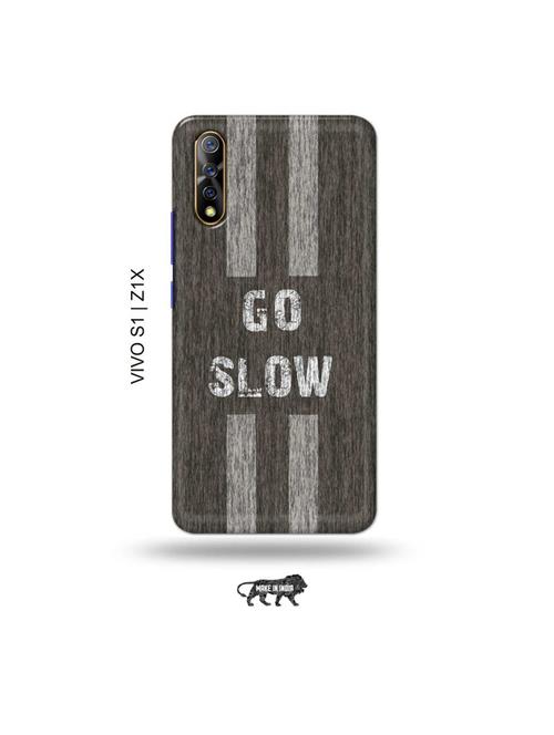 go slow back cover compatible with vivo s1, vivo z1x - 19003730 - Very Small Image - 1