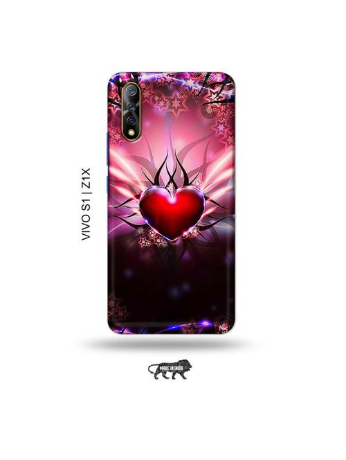 heart back cover compatible with vivo s1, vivo z1x - 19003731 - Very Small Image - 1
