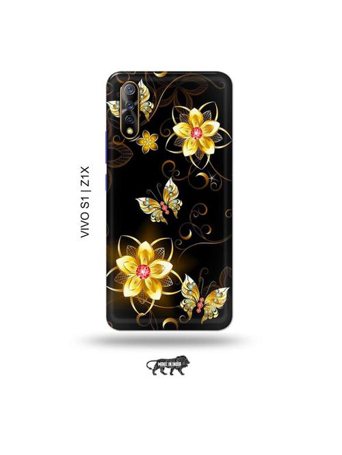 flowers back cover compatible with vivo s1, vivo z1x - 19003761 - Very Small Image - 1