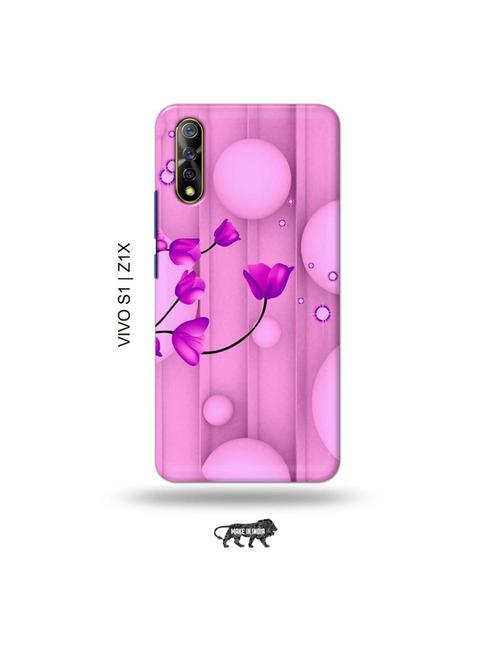 flowers back cover compatible with vivo s1, vivo z1x - 19003771 - Very Small Image - 1