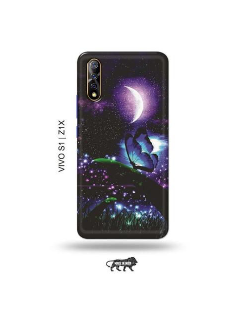 flowers back cover compatible with vivo s1, vivo z1x - 19003781 - Very Small Image - 1