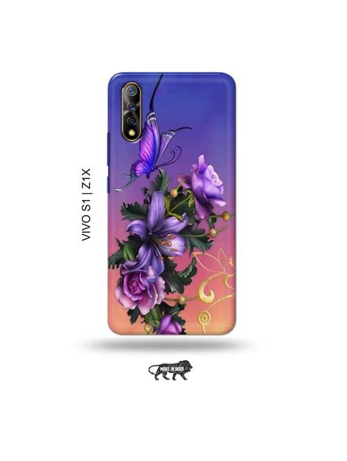 flowers back cover compatible with vivo s1, vivo z1x - 19003794 - Very Small Image - 1