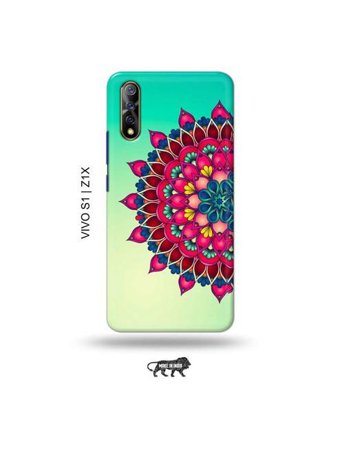 flowers back cover compatible with vivo s1, vivo z1x - 19003798 - Very Small Image - 1