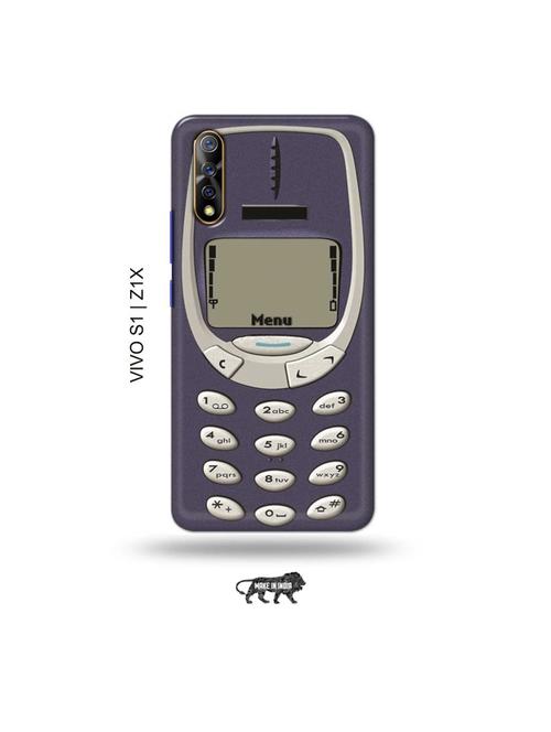 classic mobile back cover compatible with vivo s1, vivo z1x - 19003826 - Very Small Image - 1