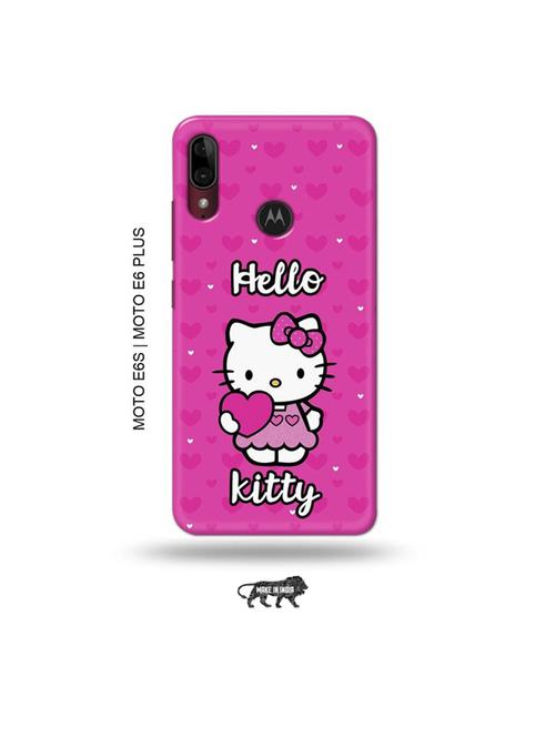 hello kitty back cover compatible with moto e6s , moto e6 plus - 19003924 - Very Small Image - 1