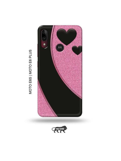 hearts back cover compatible with moto e6s , moto e6 plus - 19003984 - Very Small Image - 1